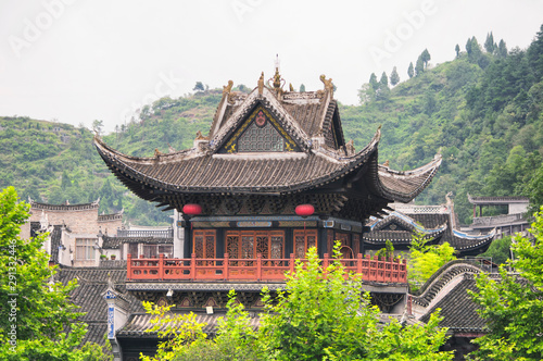 Wallpaper Mural Fenghuang ancient town china buildings cloudy day Torontodigital.ca