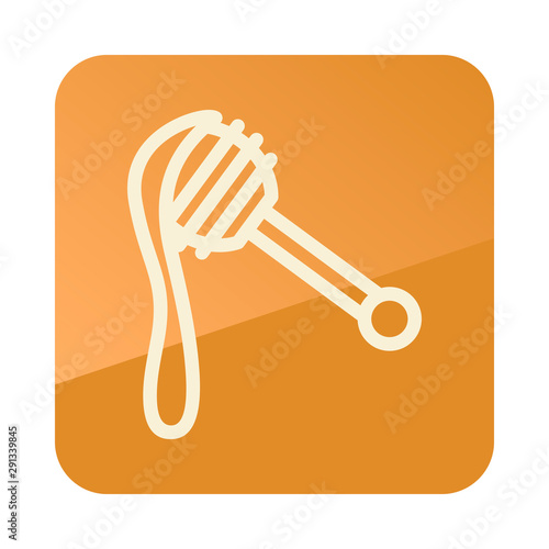 Honey dipper vector icon
