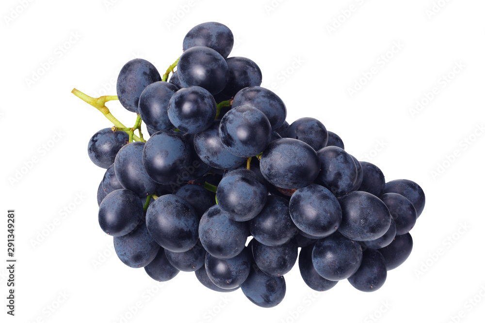 blue grape isolated on a white. Food blue grape isolated on a white. Food
