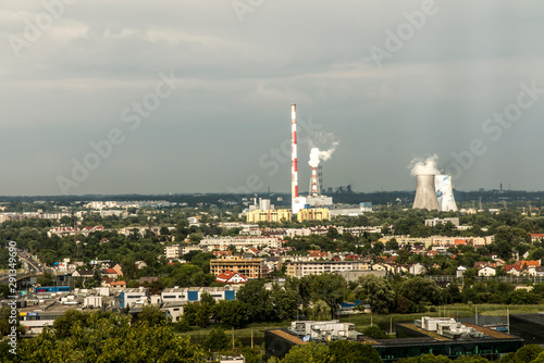 Wallpaper Mural View of modern and historic Krakow from Krakus Mound Poland Torontodigital.ca