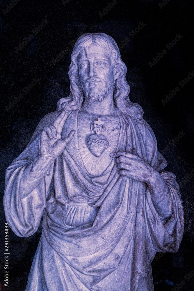 The Sacred Heart of Jesus, Catholic Christian Statue