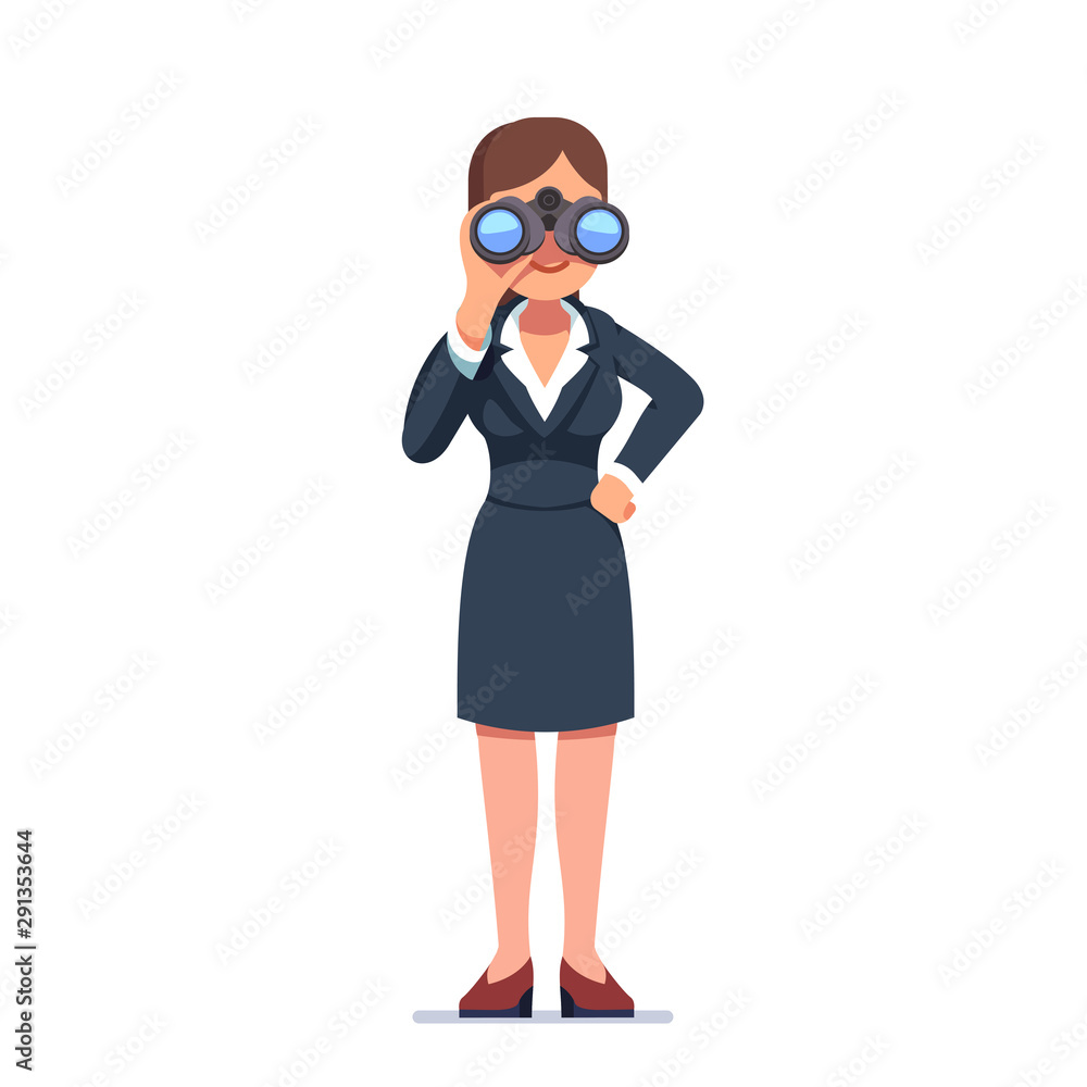 Business woman looking searching for a job Business woman looking searching for a job