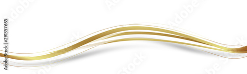 Gold Band Banner Hintergrund 