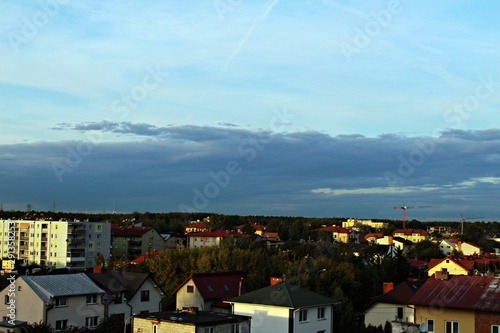 Obraz na płótnie widok z tarasu w salonie