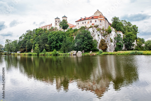 Historic abbey in Tynec near Cracow (Krakow) in Poland.