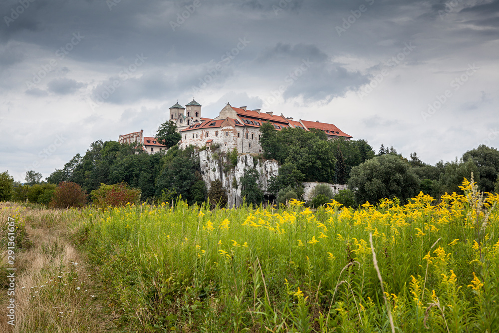 Historic abbey in Tynec near Cracow (Krakow) in Poland.
