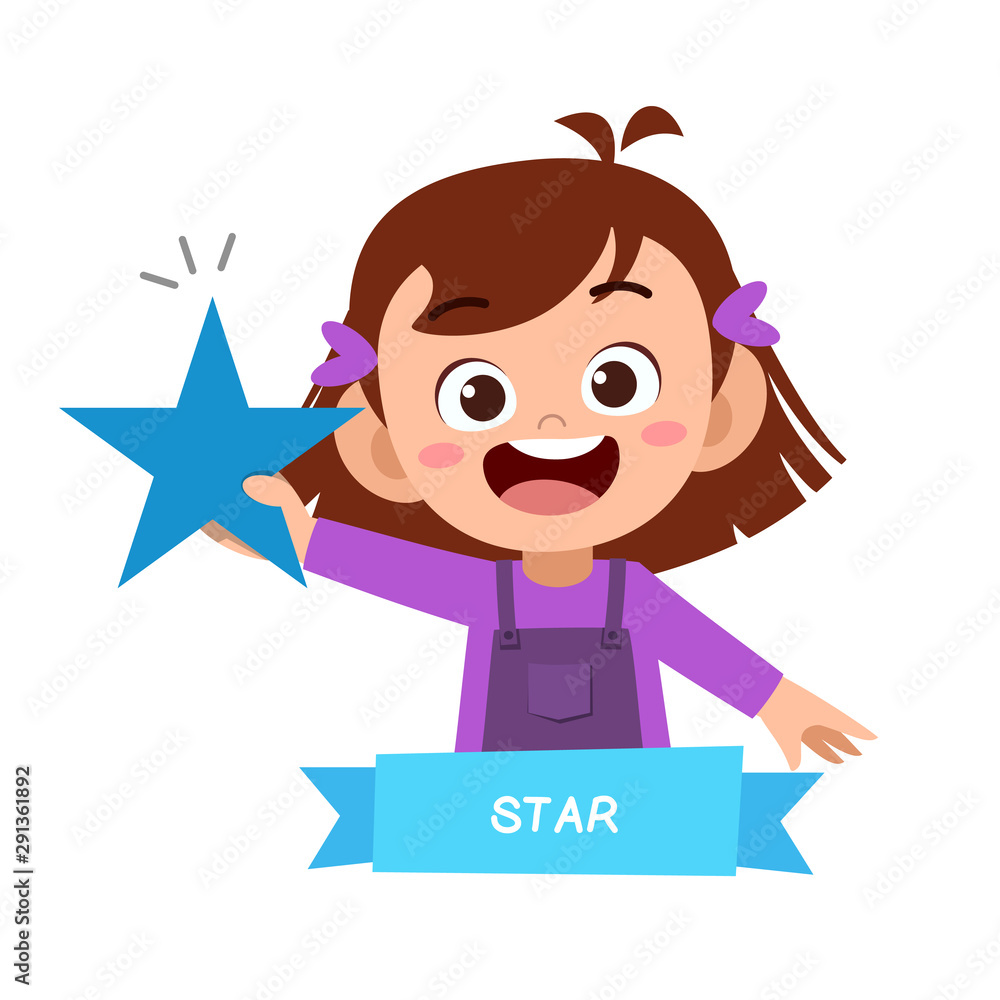 happy cute kids study many shape polygon happy cute kids study many shape polygon