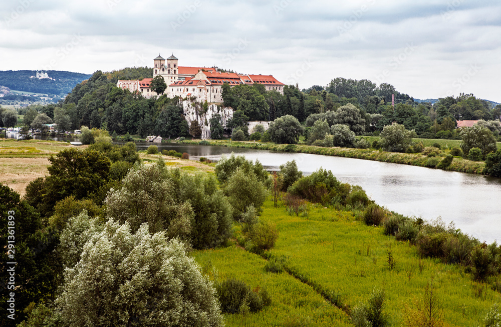 Historic abbey in Tynec near Cracow (Krakow) in Poland.