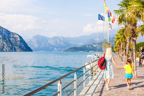 View on Lago Iseo and mountains. Lombardy, Italy photo