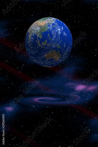 Black Hole Earth Asia