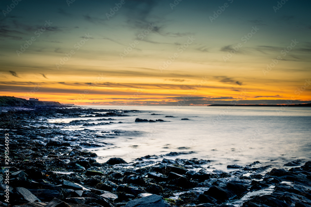 Naklejka premium Beach Sunset