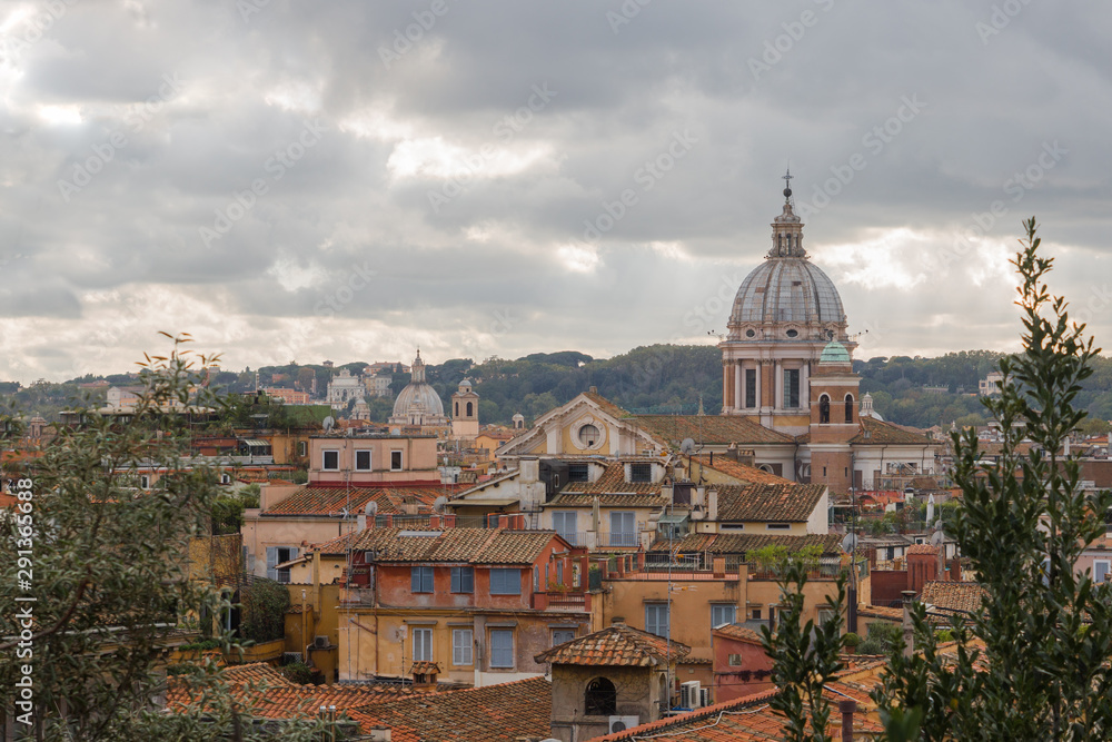 view of  the old city of Rome