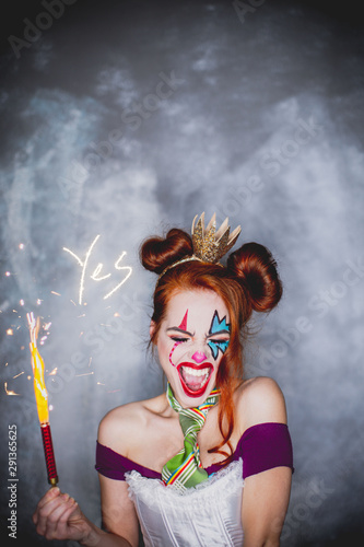 Canvas Print Party Girl