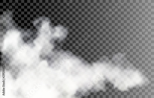 Fog on transparent background