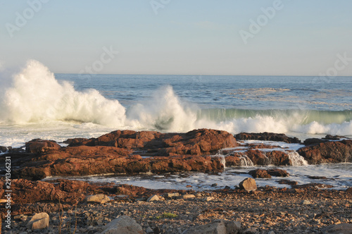 Obraz na płótnie High Surf at Bass Rocks