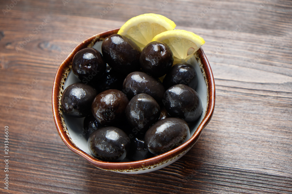 Olives and olives with lemon. menu for catering Olives and olives with lemon. menu for catering