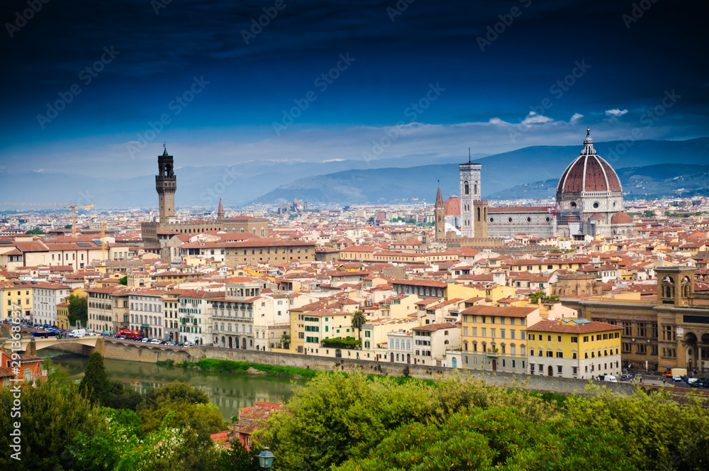 Panorama of Firenze / Florence, Italy