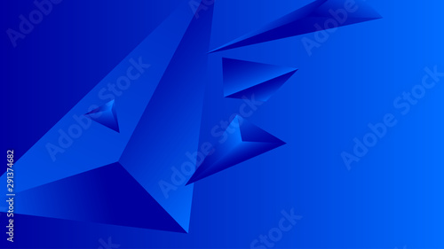 Free Download Blue triangle polygon gradient. Element of color vector - GFXLoad