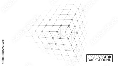 Cube icon Bright Creative Background