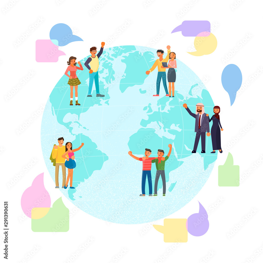 Global communications concept Global communications concept