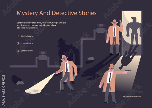 Landing page templates for Detective blog