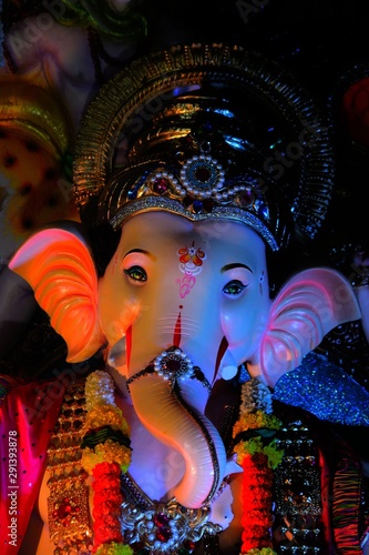 THE HINDU LOARD GANESHA ALSO BEEN KNOWN AS LOARD OF 64 ARTS photo