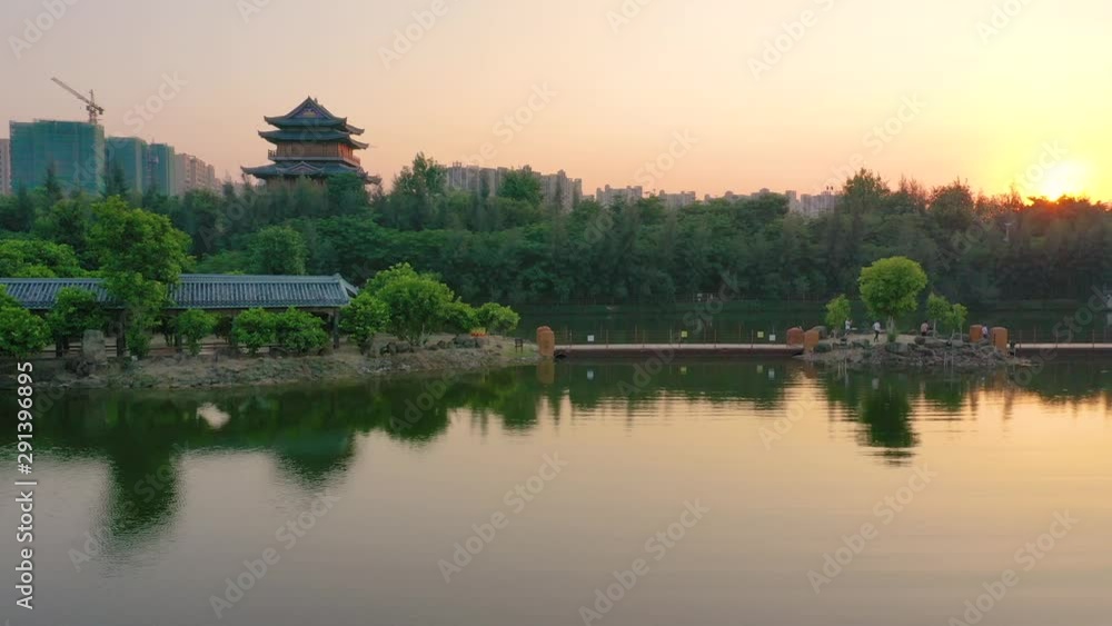 Aerial photo shows the architectural scene of Confucius cultural city in suixi, guangdong province Aerial photo shows the architectural scene of Confucius cultural city in suixi, guangdong province