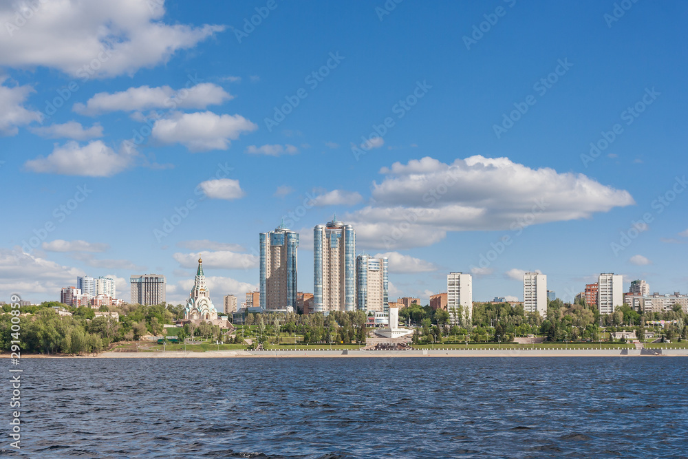 Fototapeta premium Stella Ladia and its surroundings in Samara, Russia
