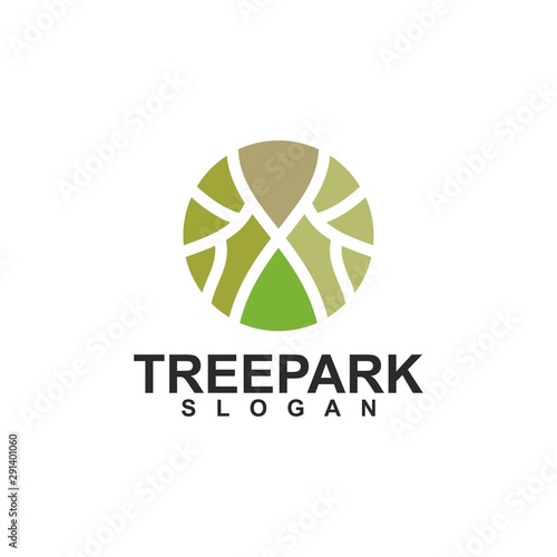 Tree of life logo design inspiration isolated, vector