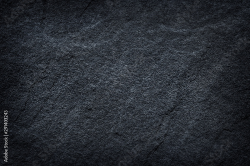 Dark grey stone / black slate stone background or texture