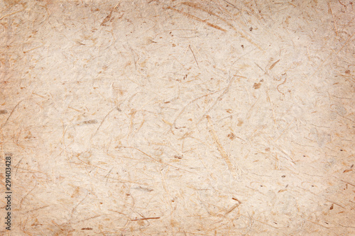 Handmade paper with straw texture abstract background