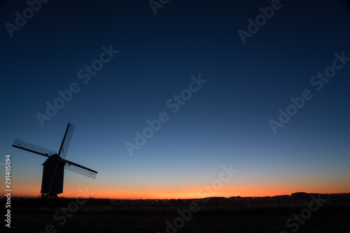 An beautiful windmill