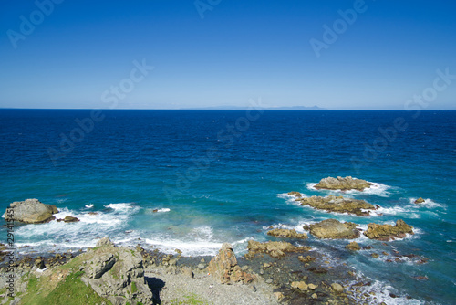 下北半島 尻屋崎 海岸 半島 海 空 青森