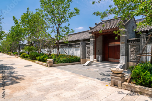 Fototapeta Naklejka Na Ścianę i Meble -  Siheyuan Villa District of Traditional Chinese Architecture