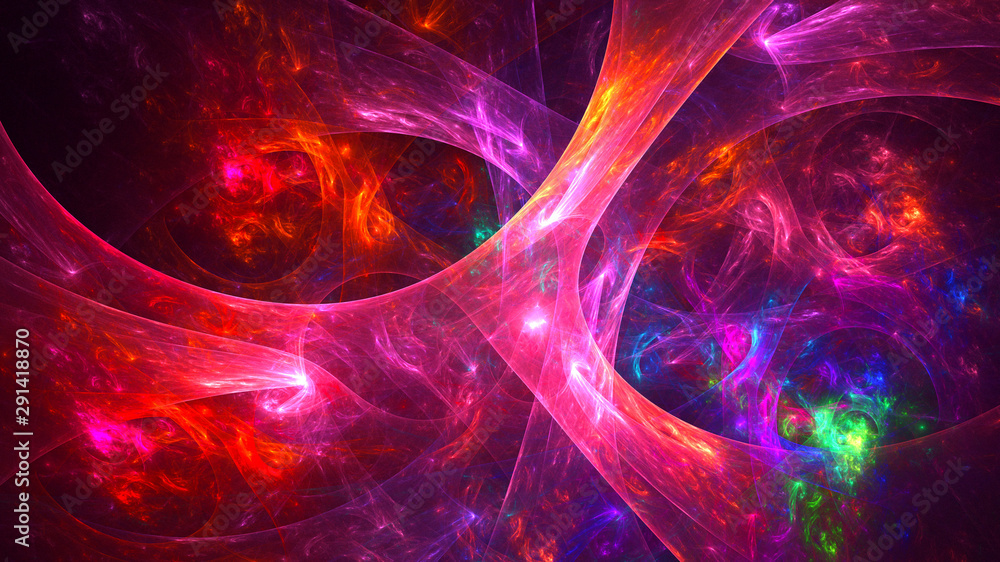 3D rendering abstract fractal technology wallpaper 3D rendering abstract fractal technology wallpaper