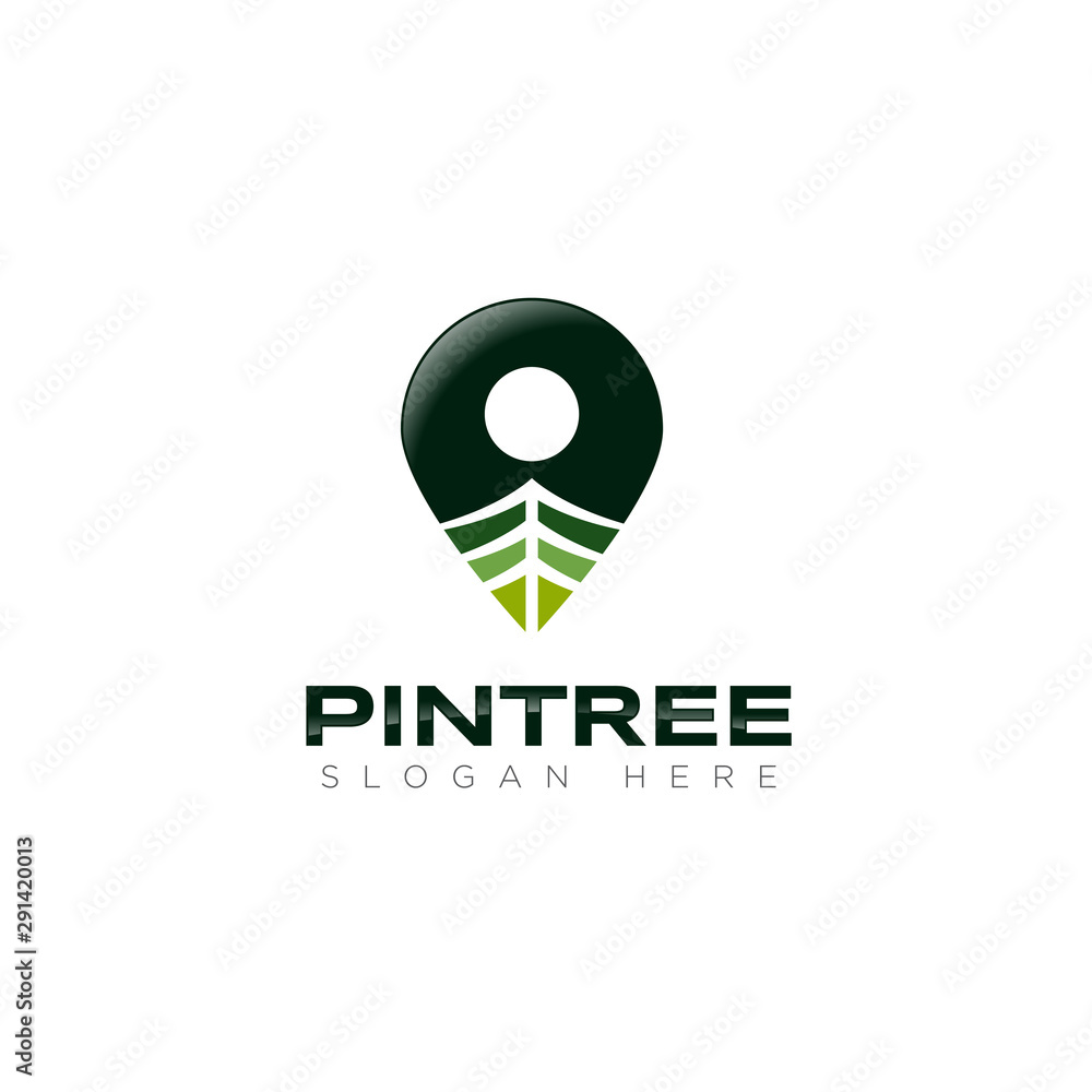 logo pintree, with modern style suitable for app logo pintree, with modern style suitable for app