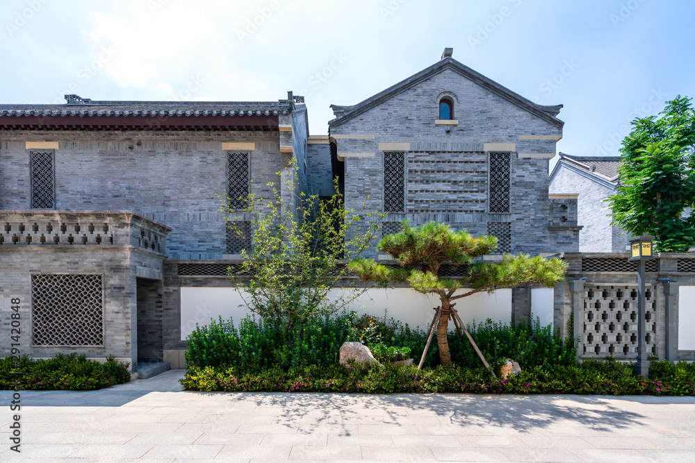 Siheyuan Villa District of Traditional Chinese Architecture