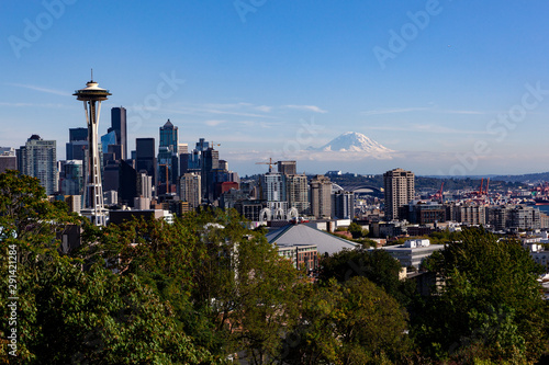 Canvas Print Seattle Skyline