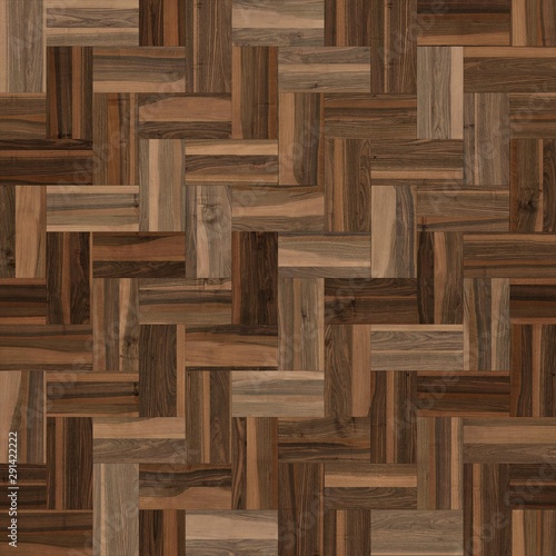 Seamless wood parquet texture herringbone brown