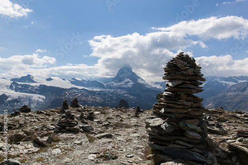 Matterhorn with Rock Piles