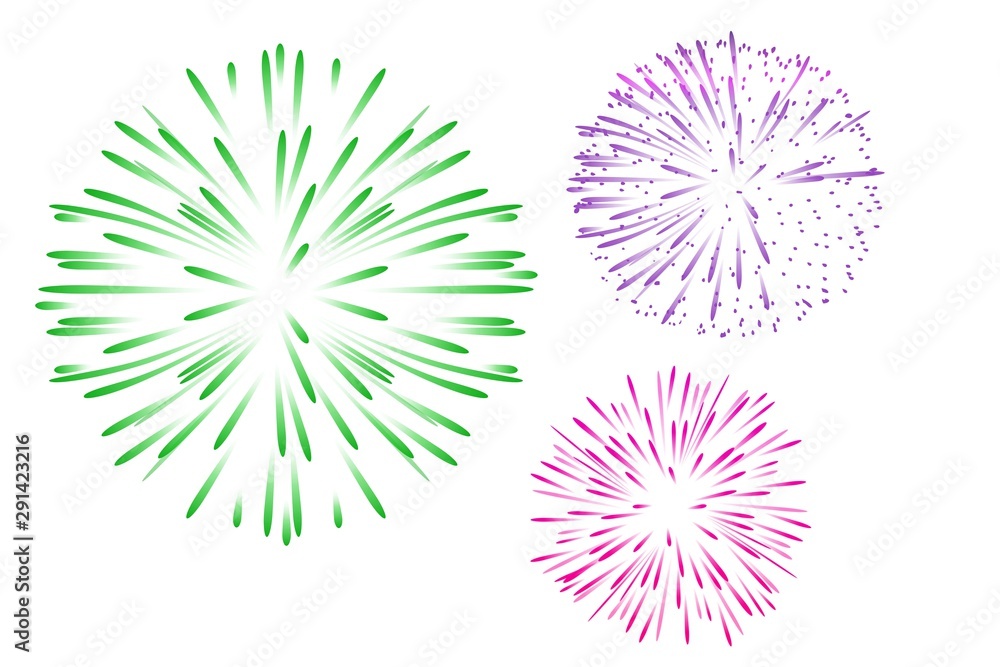 abstract background with fireworks on white abstract background with fireworks on white