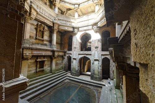 ancient well in Ahmedabad city. Gujarat State. india. February 15, 2016 photo