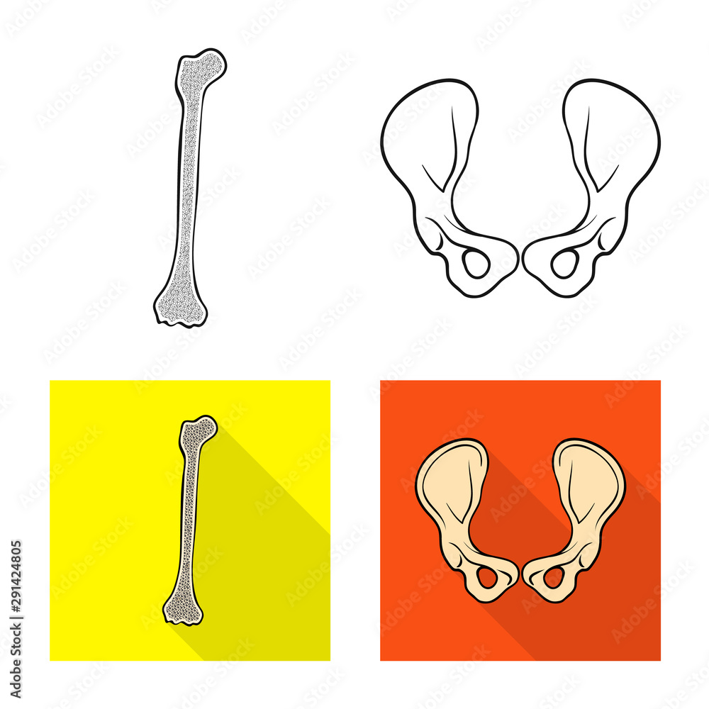 Obraz premium Vector design of medicine and clinic icon. Collection of medicine and medical stock vector illustration.