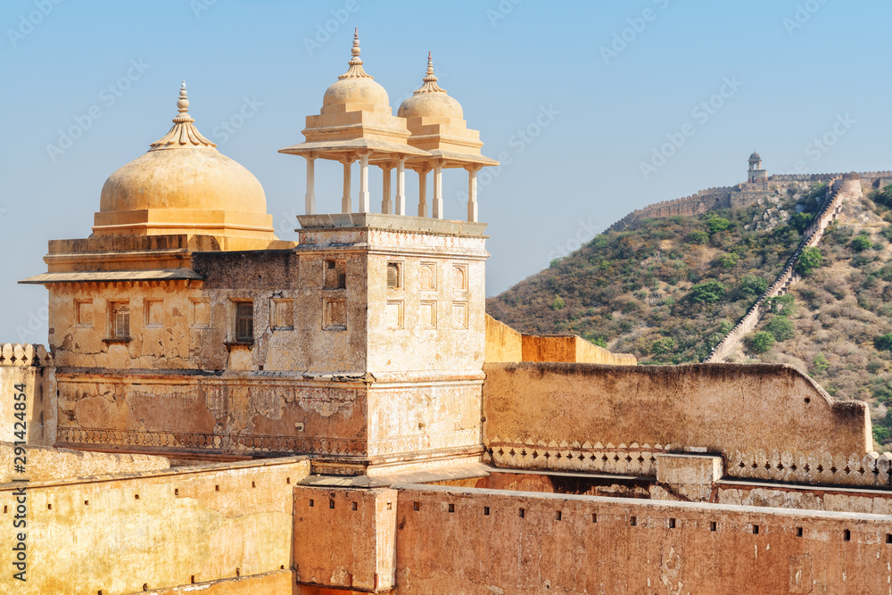 Scenic view of the Palace of Man Singh I, India