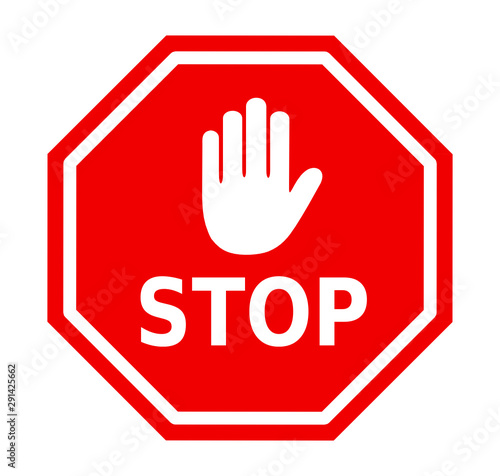znak stop photo