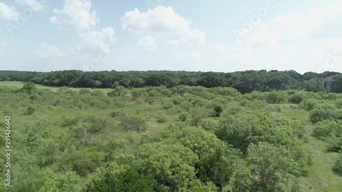 Texas Hill Country Creek-Suburban Rural Landscape