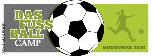 Fußballcamp Flyer