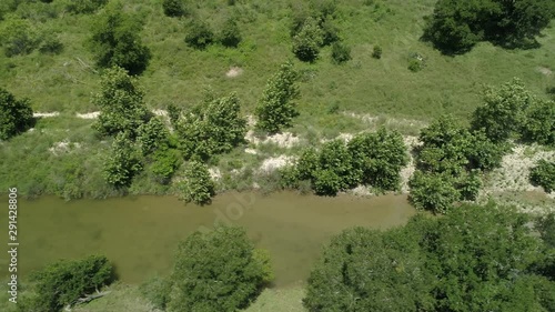 Texas Hill Country Creek-Suburban Rural Landscape
