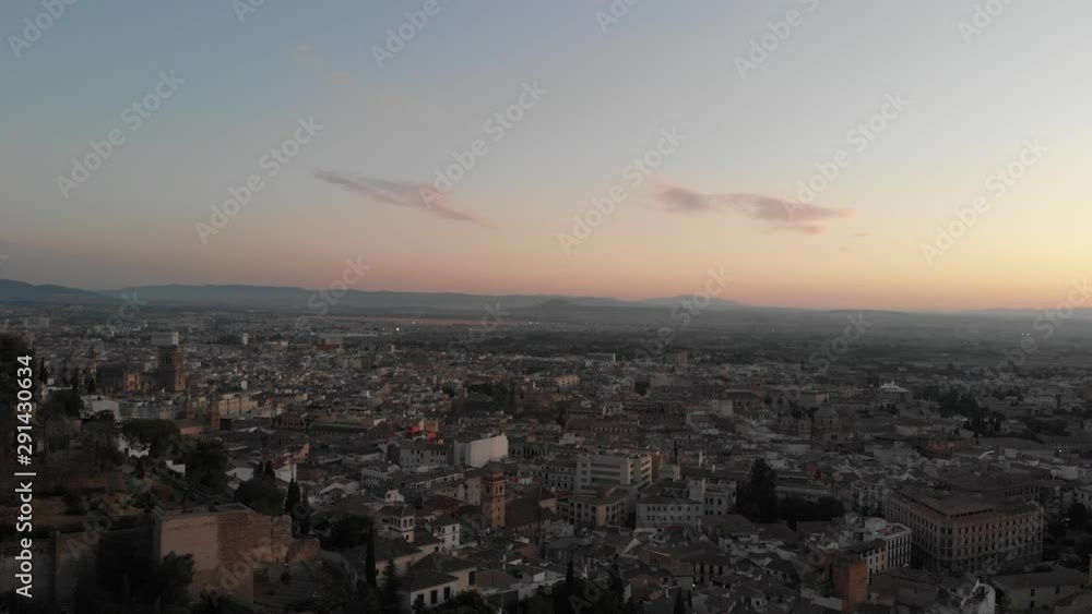 Granada in the afternoon Spain Andalusia
drone view of Granada in the afternoon with some views to the city centre Granada in the afternoon Spain Andalusia
drone view of Granada in the afternoon with some views to the city centre