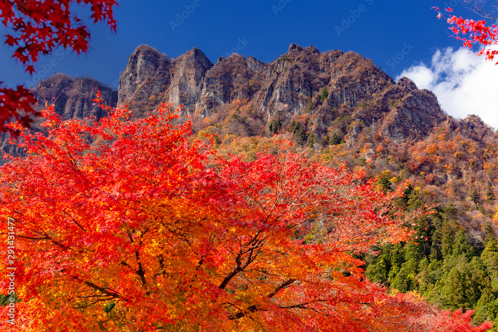 群馬県 安中市 妙義山の紅葉の風景 Stock Photo Adobe Stock